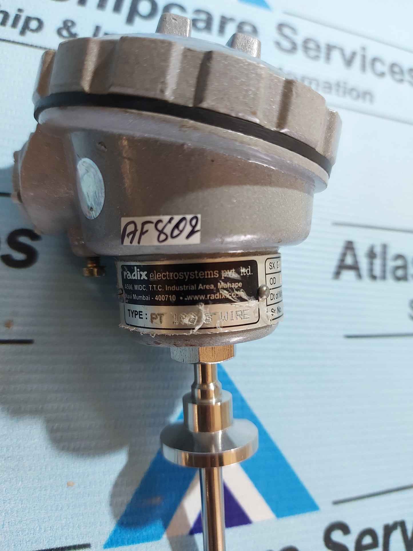 RADIX PT 100 3 WIRE RTD SENSOR