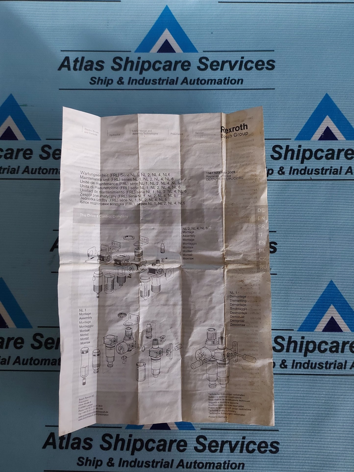 REXROTH 0821303405 PNEUMATIC FILTER