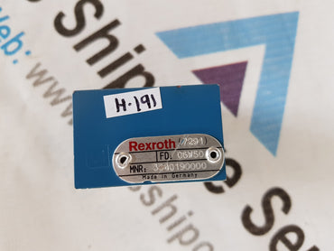 REXROTH 3340190000 VALVE H191