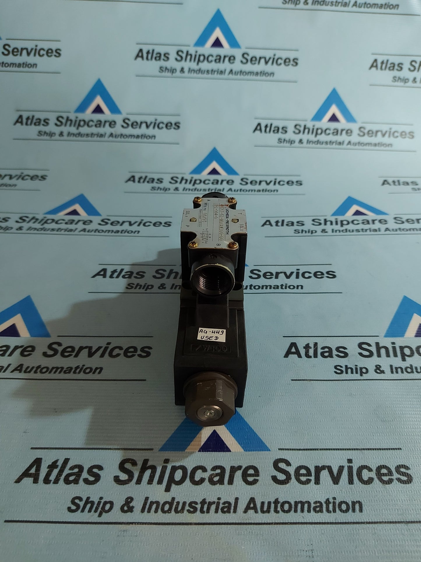 REXROTH 4WE6T-51-NO/AW100-00-NPL-994-0 HYDRAULIC DIRECTIONAL SOLENOID VALVE AG449