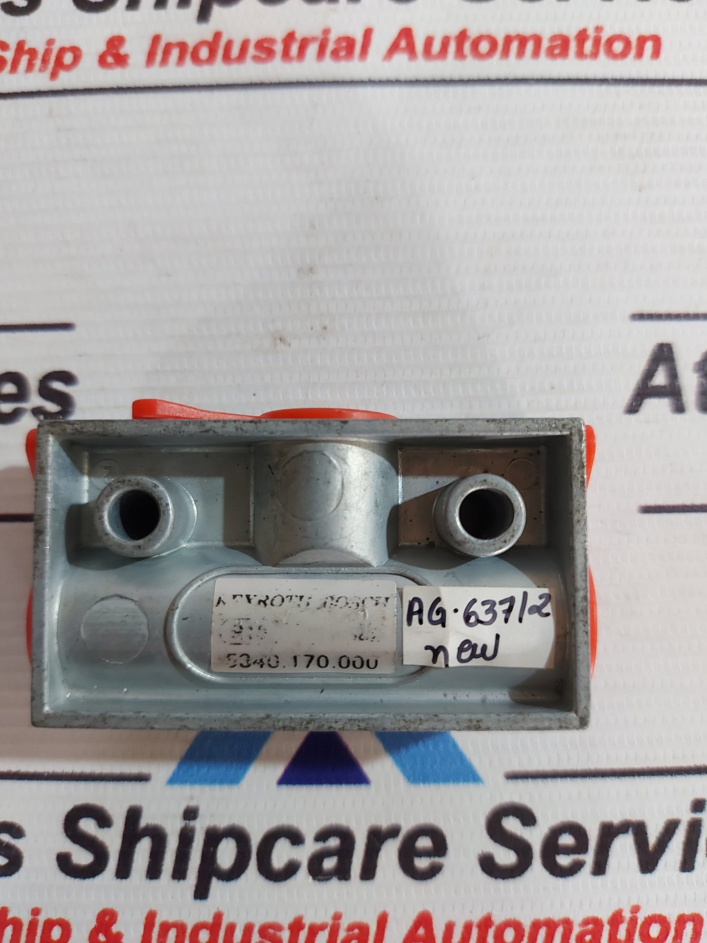 REXROTH BOSCH 5340170000 PNEUMATIC SHUTTLE VALVE AG637