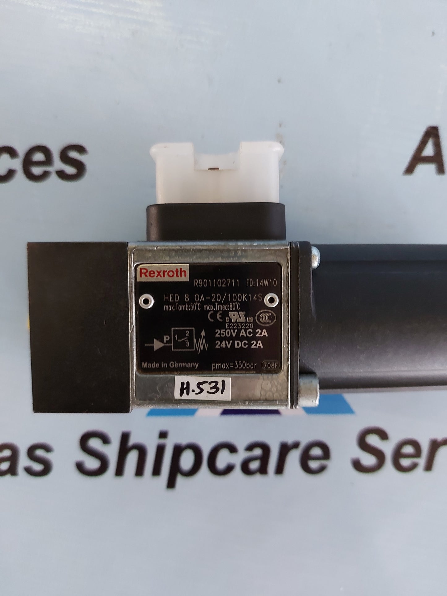 REXROTH HED 8 0A-20/100K14S PRESSURE SWITCH H531