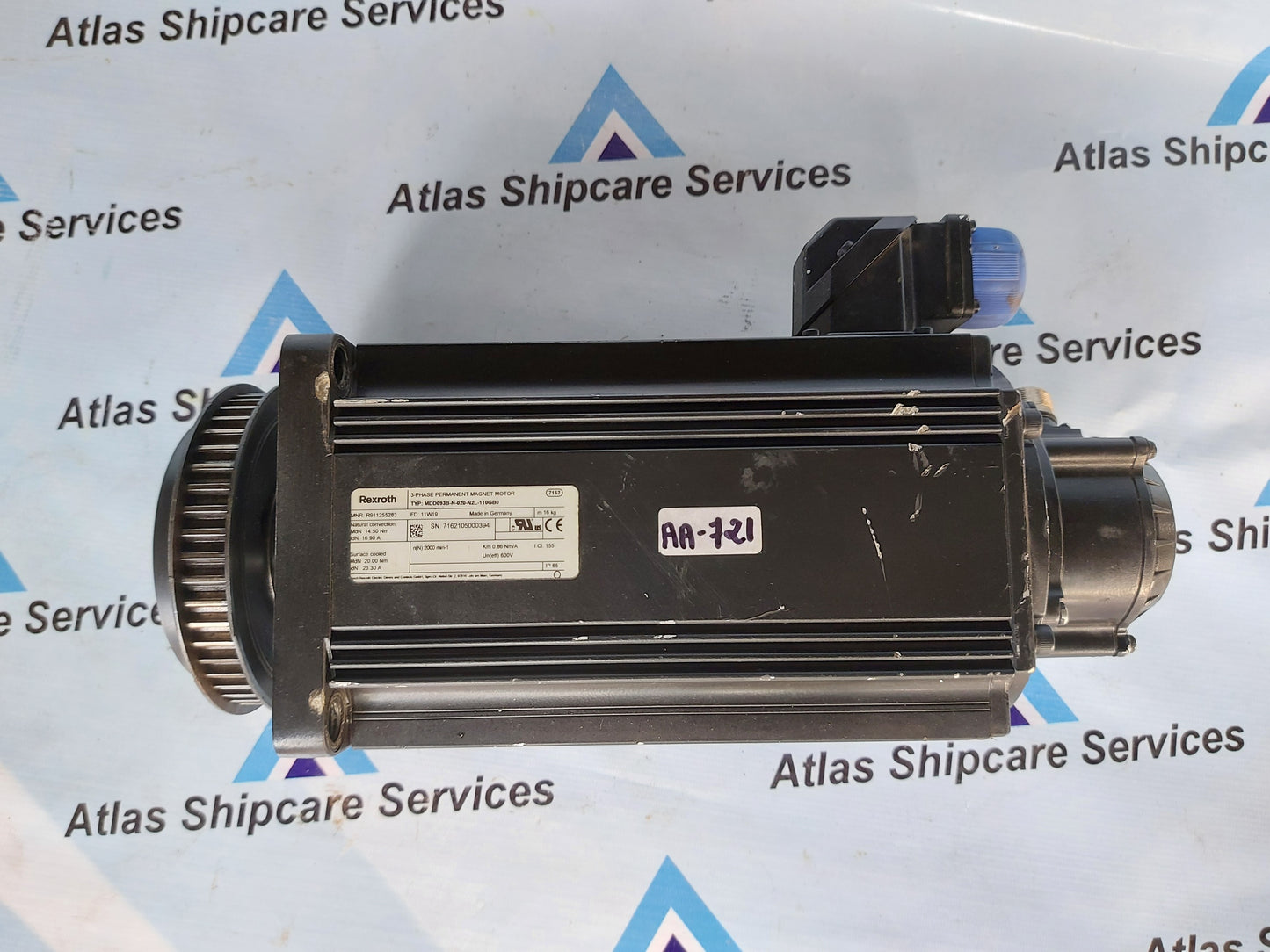 REXROTH MDD093B-N-020-N2L-110GB0 3-PHASE PERMANENT MAGNET MOTOR