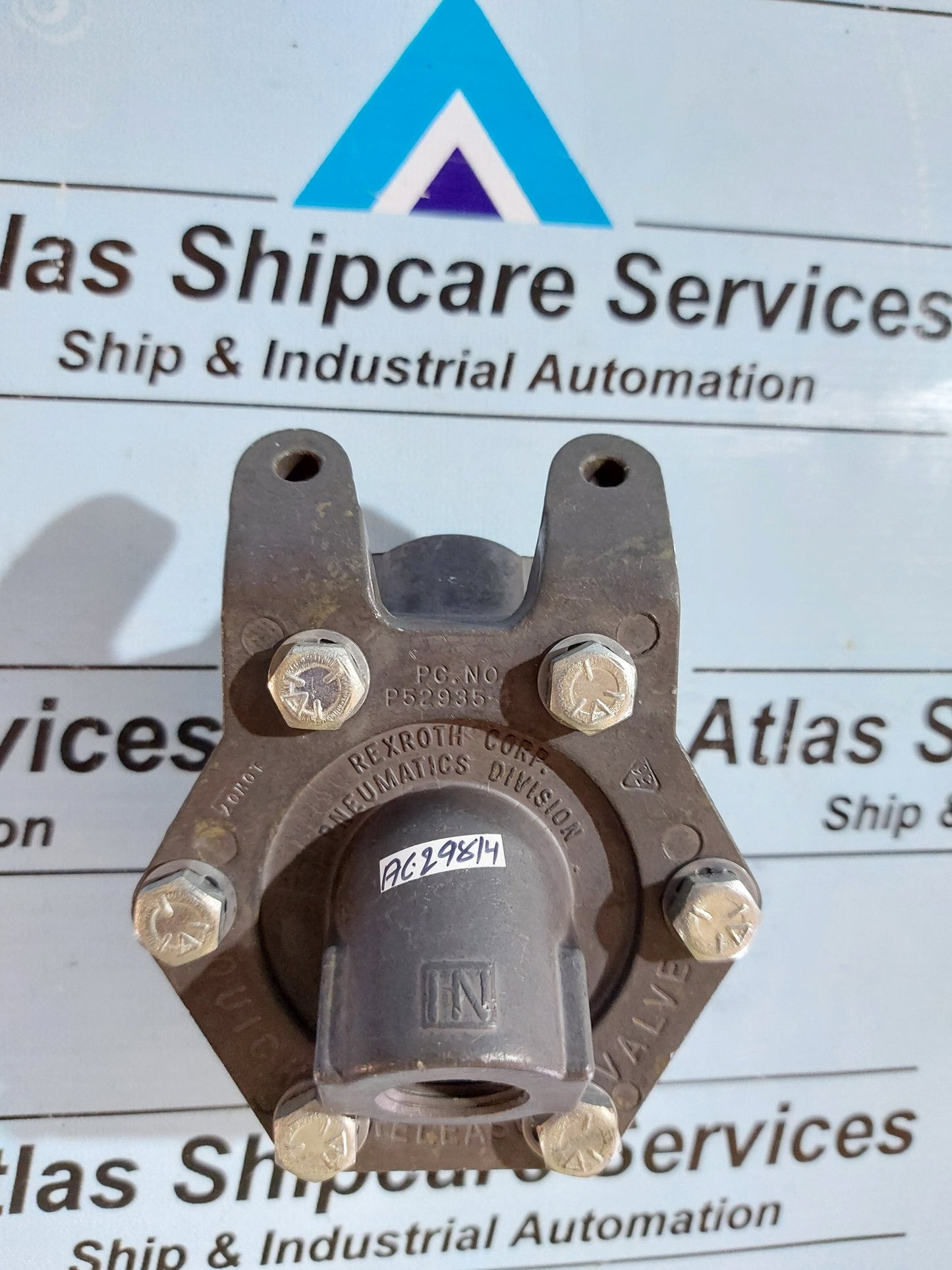 REXROTH P52935-3 QUICK 1/2 INCH NPT PNEUMATIC EXHAUST VALVE