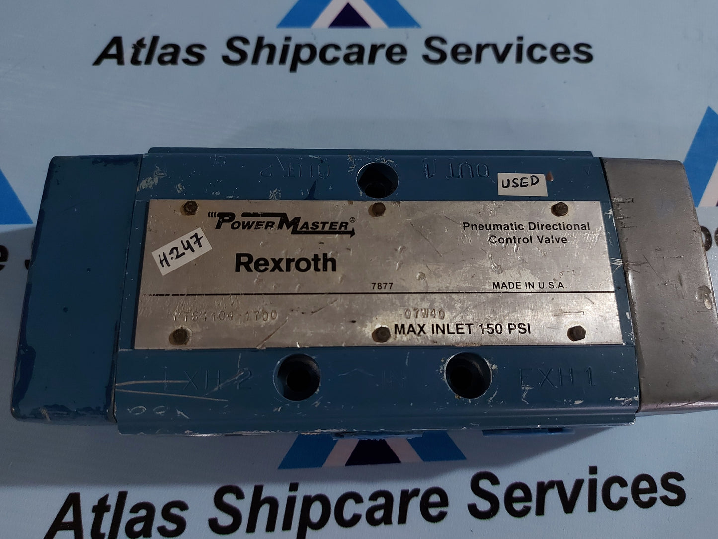 REXROTH POWER MASTER PT64104-1700 PNEUMATIC DIRECTIONAL CONTROL VALVE H247