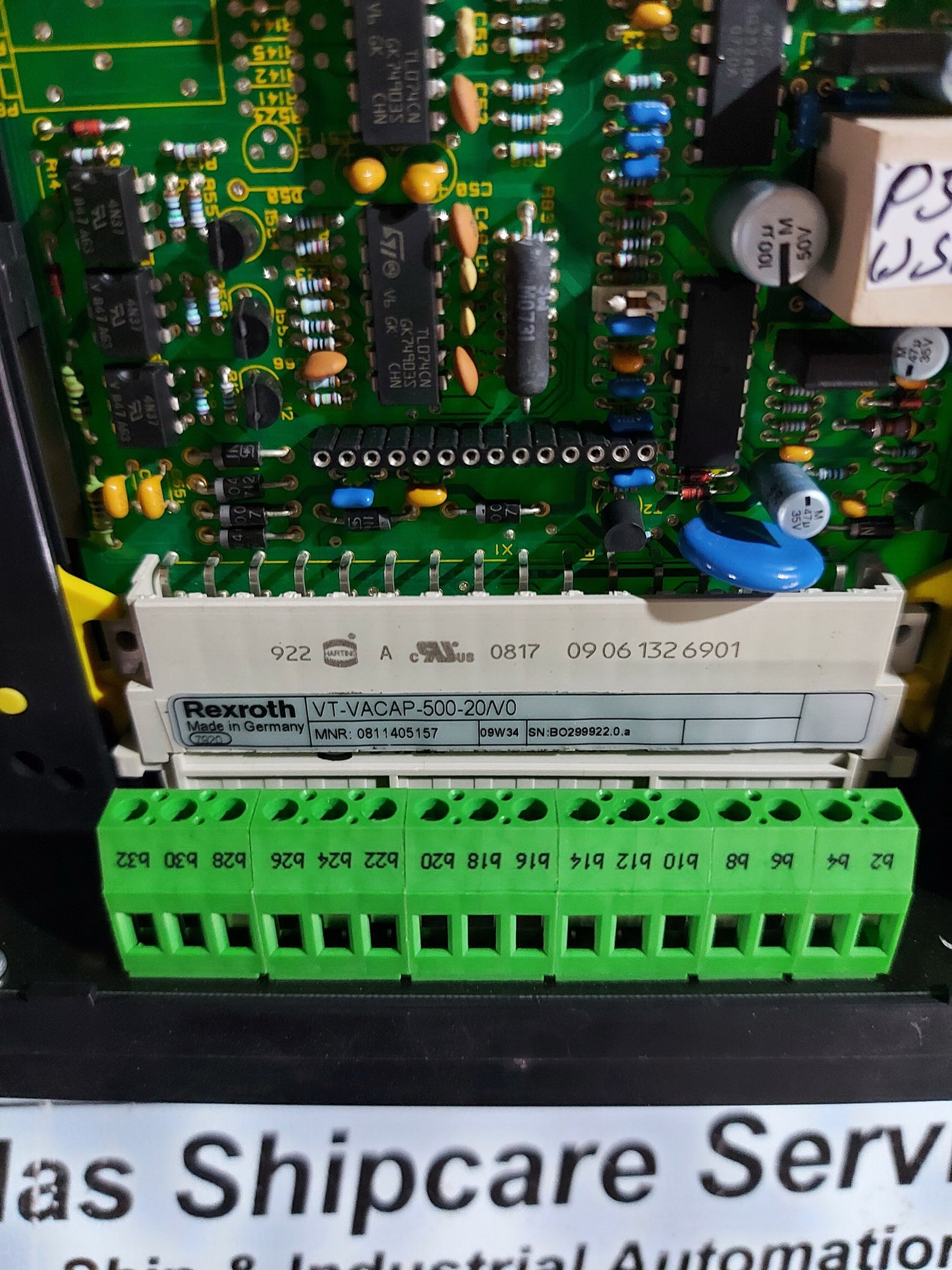 REXROTH PQI-1 VT-VACAP-500-20/V0 P/Q CONTROLLER