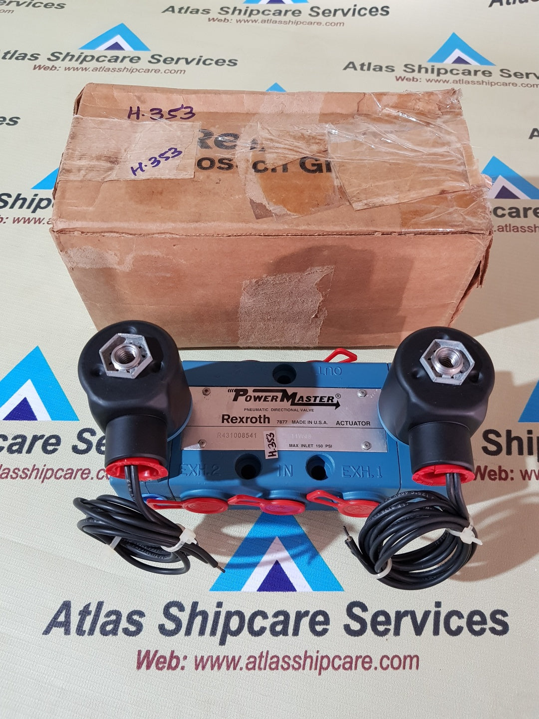 REXROTH R431008541 ACTUATOR POWER MASTER PNEUMATIC DIRECTIONAL VALVE H353