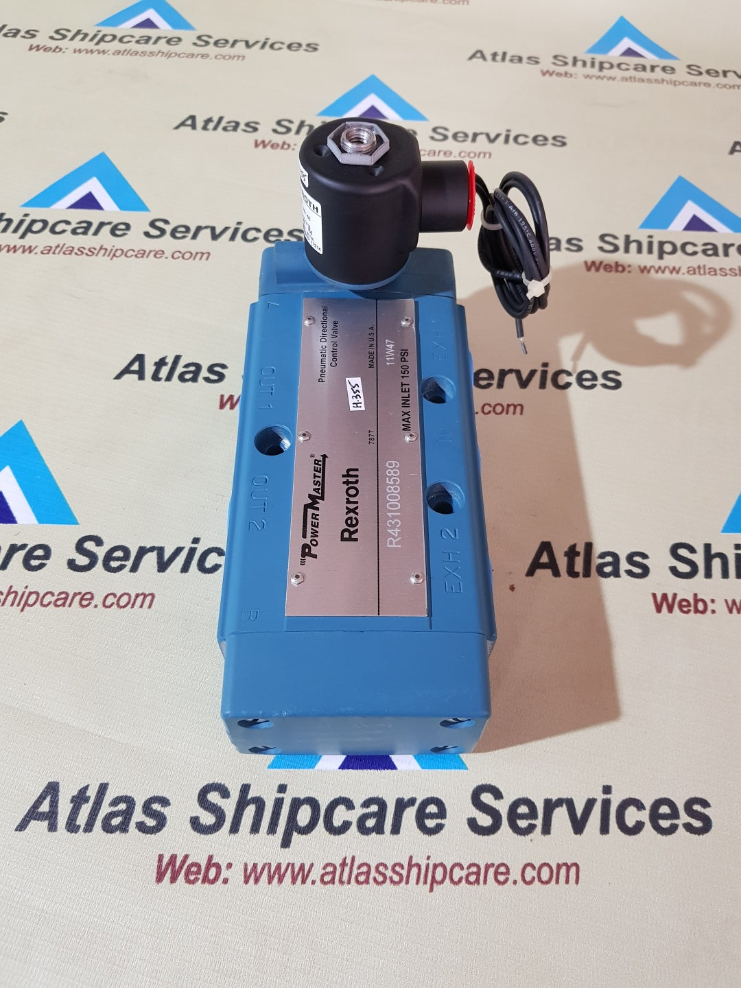REXROTH R431008589 POWER MASTER PNEUMATIC DIRECTIONAL CONTROL VALVE H355