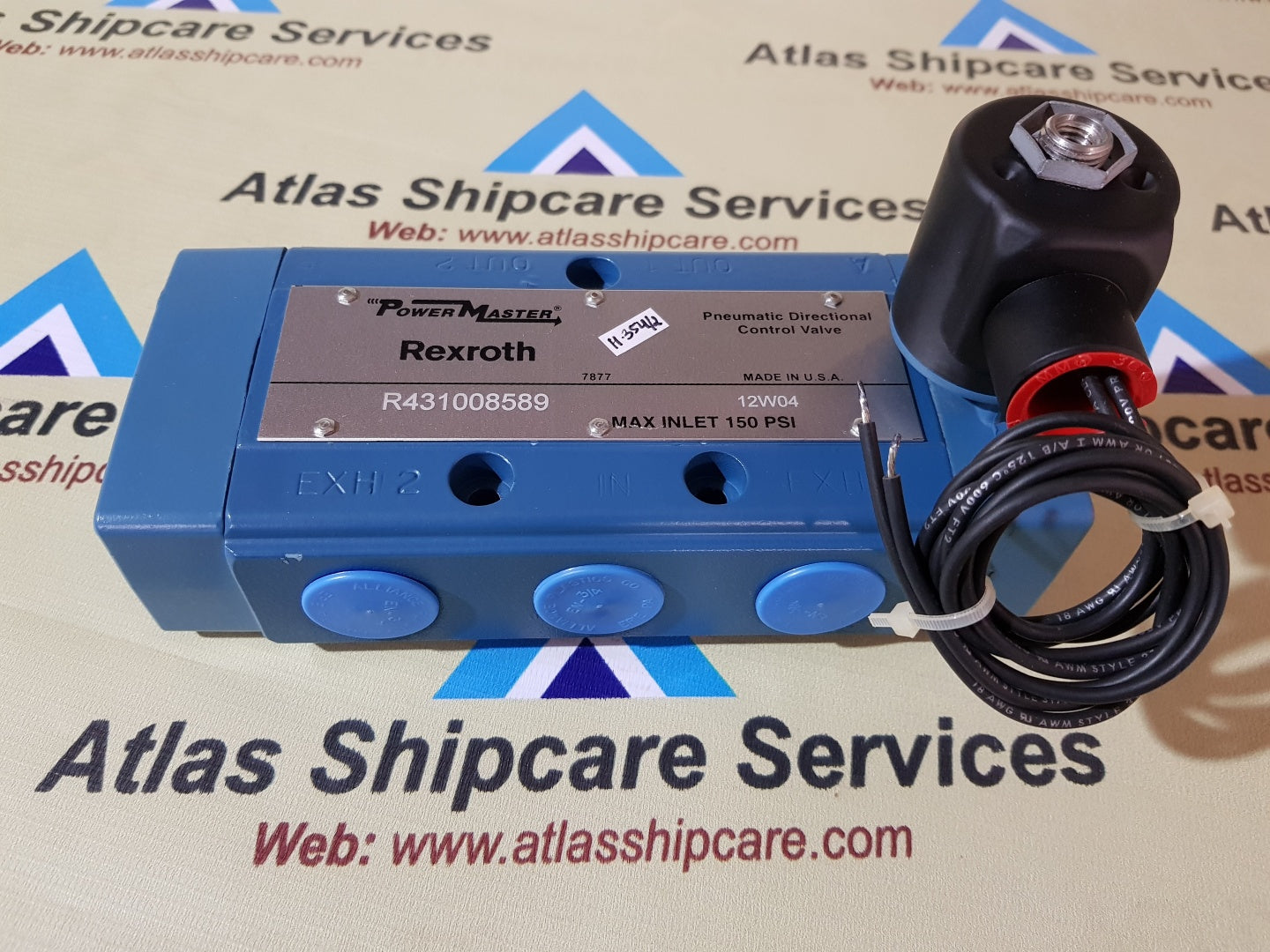 REXROTH R431008589 POWER MASTER PNEUMATIC DIRECTIONAL CONTROL VALVE H354