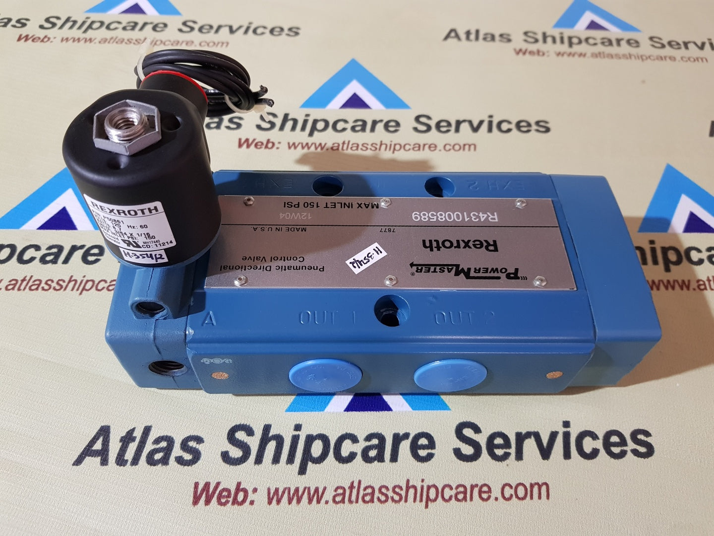 REXROTH R431008589 POWER MASTER PNEUMATIC DIRECTIONAL CONTROL VALVE H354