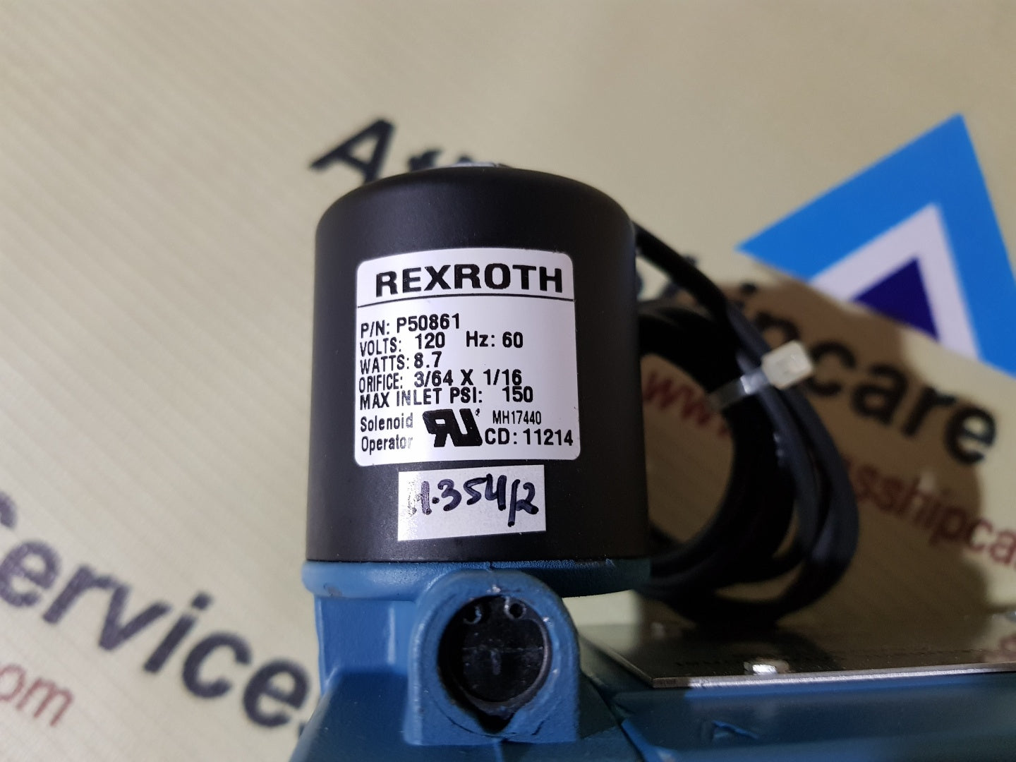 REXROTH R431008589 POWER MASTER PNEUMATIC DIRECTIONAL CONTROL VALVE H354