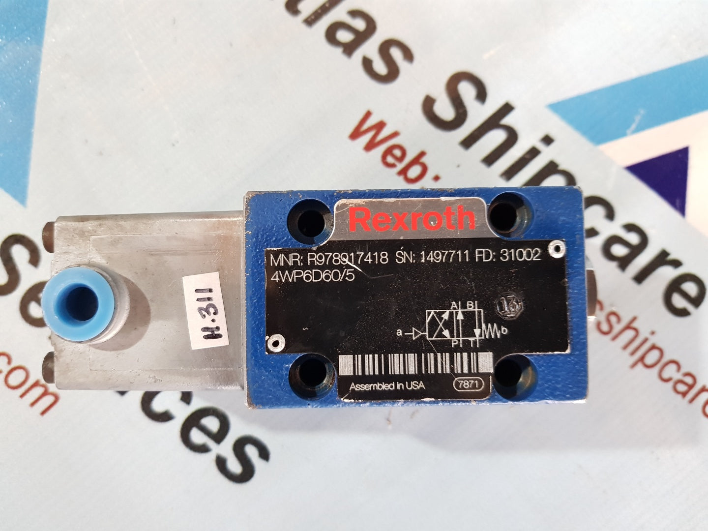 REXROTH R978917418 HYDRAULIC DIRIRECTION CONTROL VALVE H311