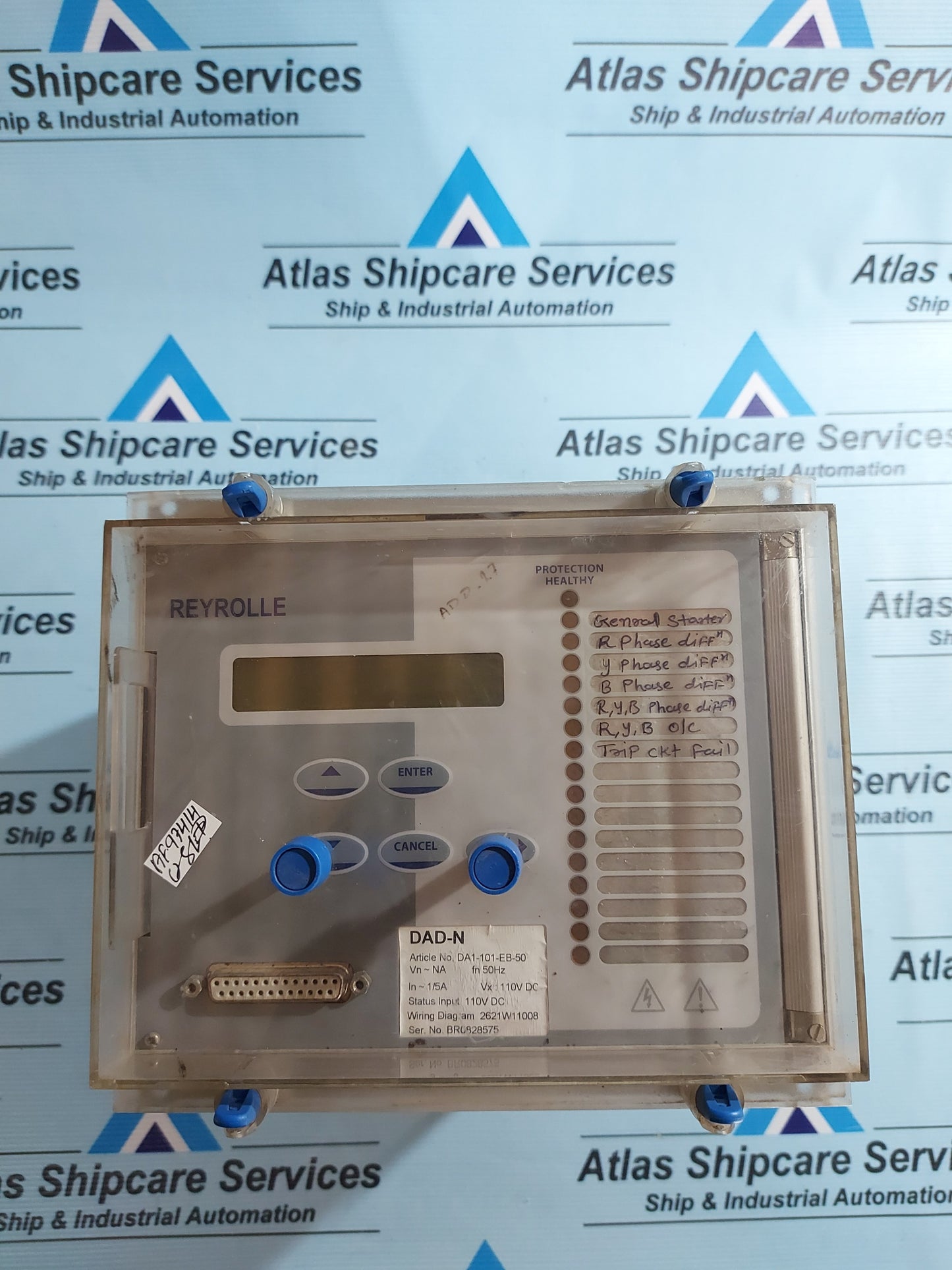 REYROLLE DAD-N DA1-101-EB-50 PROTECTION RELAY