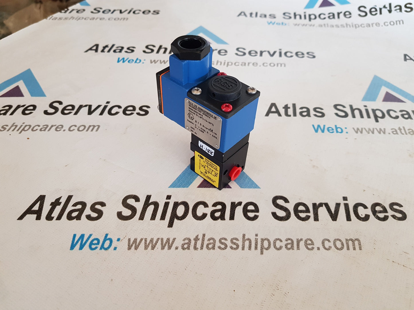 RGS ELECTRO-PNEUMATICS E13AX0A00BA SOLENOID VALVE H188