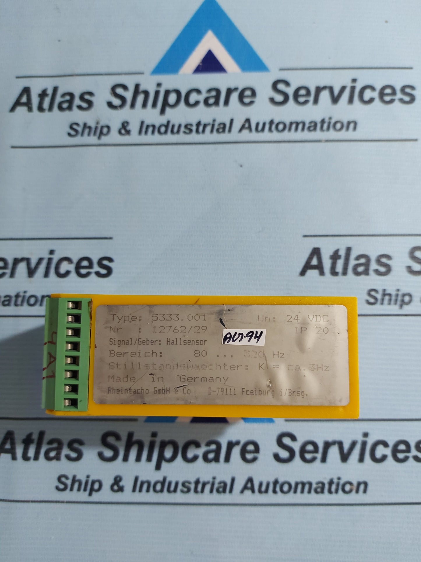 RHEINTACHO 5333.001 SPEED RELAY + MOTION MONITOR AG94