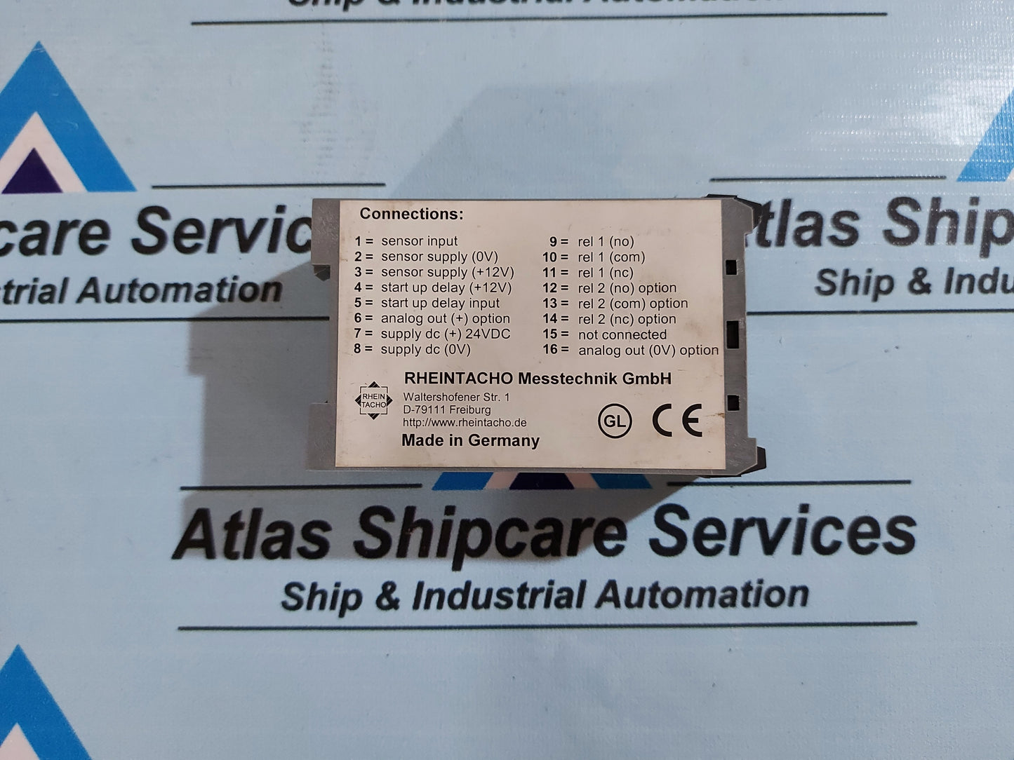 RHEINTACHO 5823.100 PROGRAMMABLE SPEED MONITOR