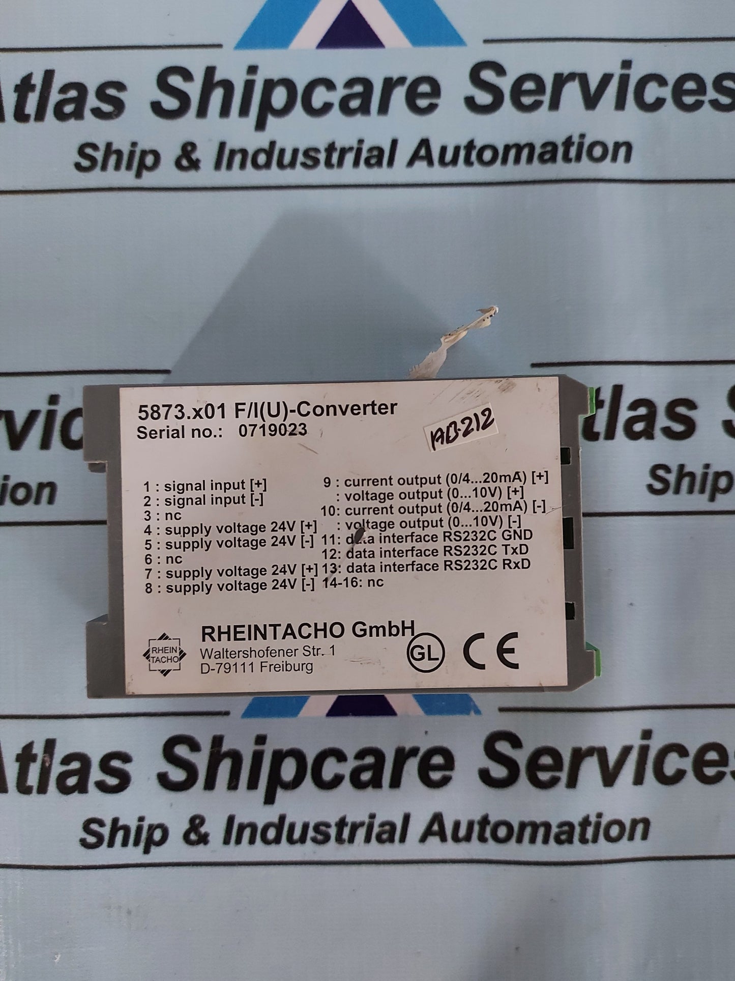 RHEINTACHO 5873.x01 F/I(U)-CONVERTER