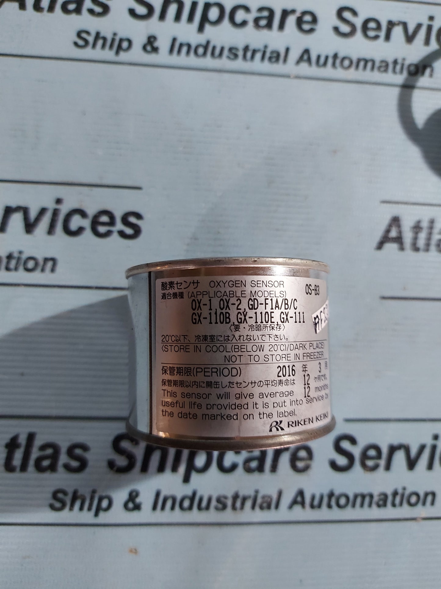 RIKEN KEIKI OS-B3 OXYGEN SENSOR