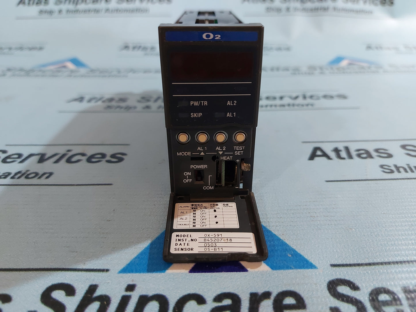 RIKEN KEIKI RM-590 OX-591 GAS DETECTION CONTROLLER