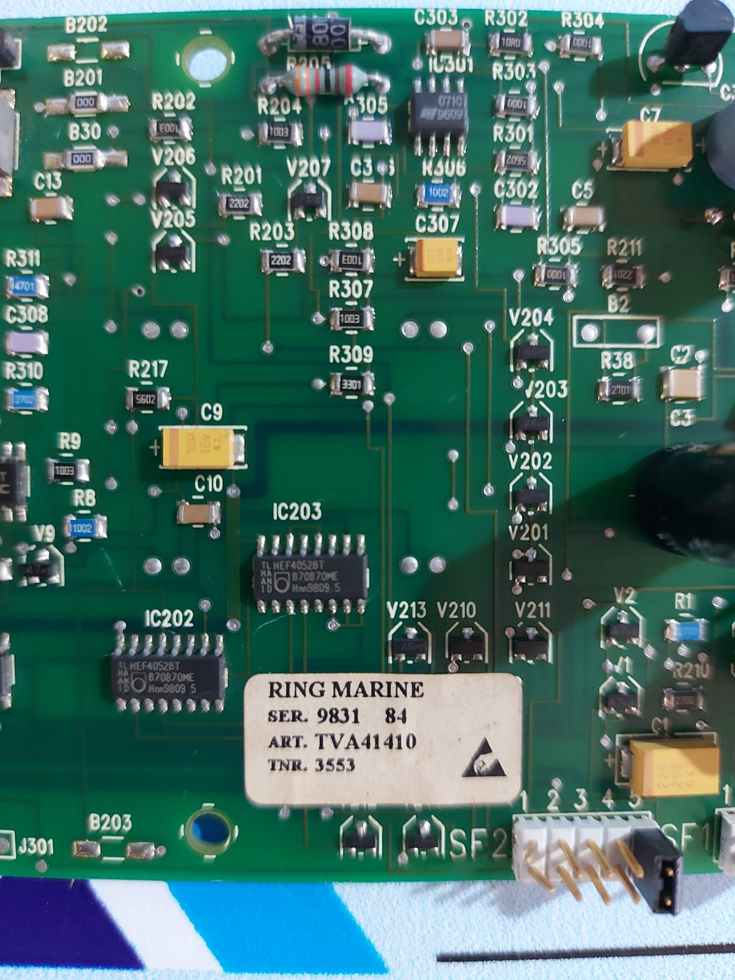 RING MARINE TVA41410 ED.3 PCB CARD