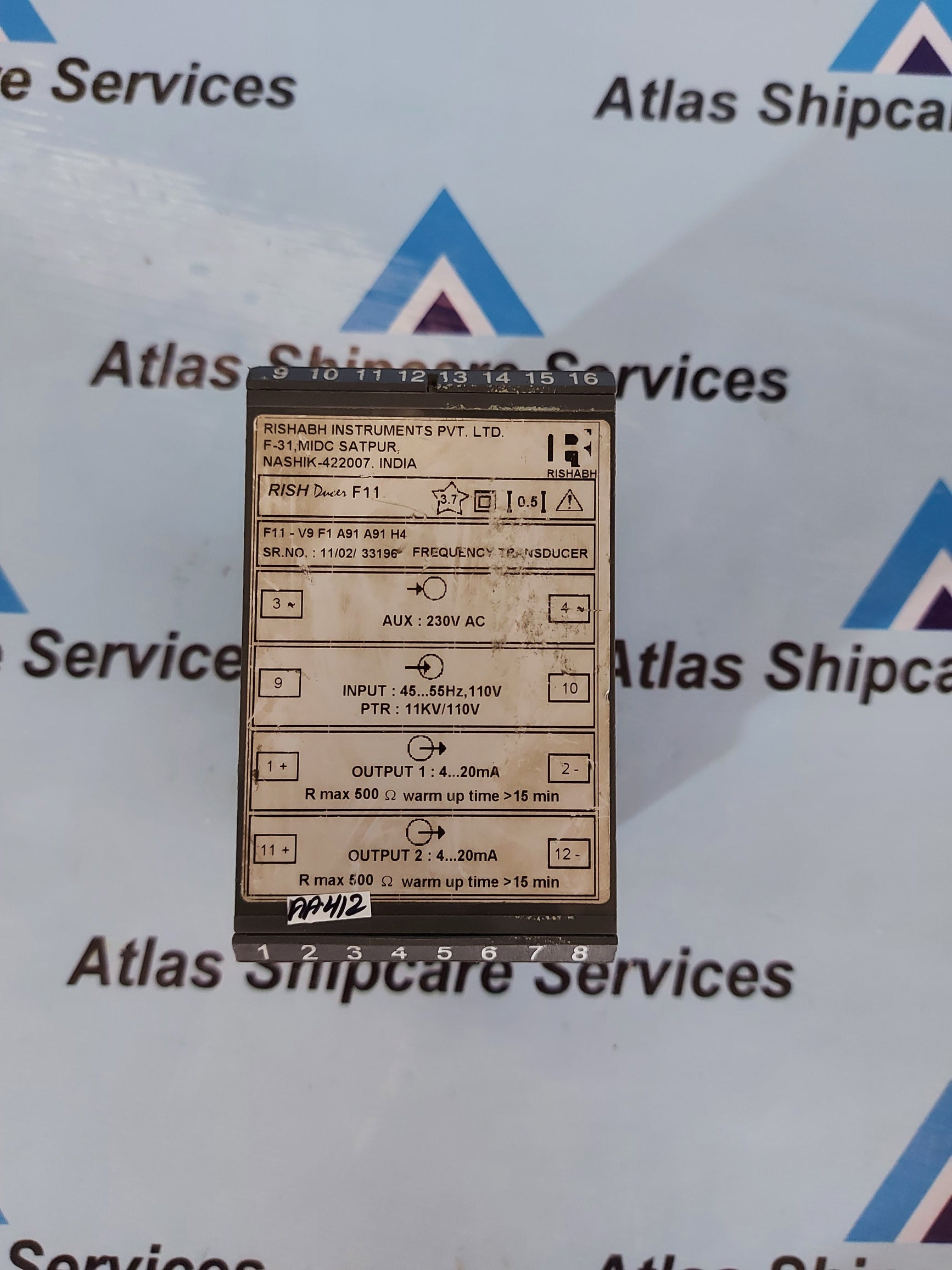 RISHABH RISH DUCER F11 FREQUENCY TRANSDUCER F11-V9 F1 A91 A191 H4