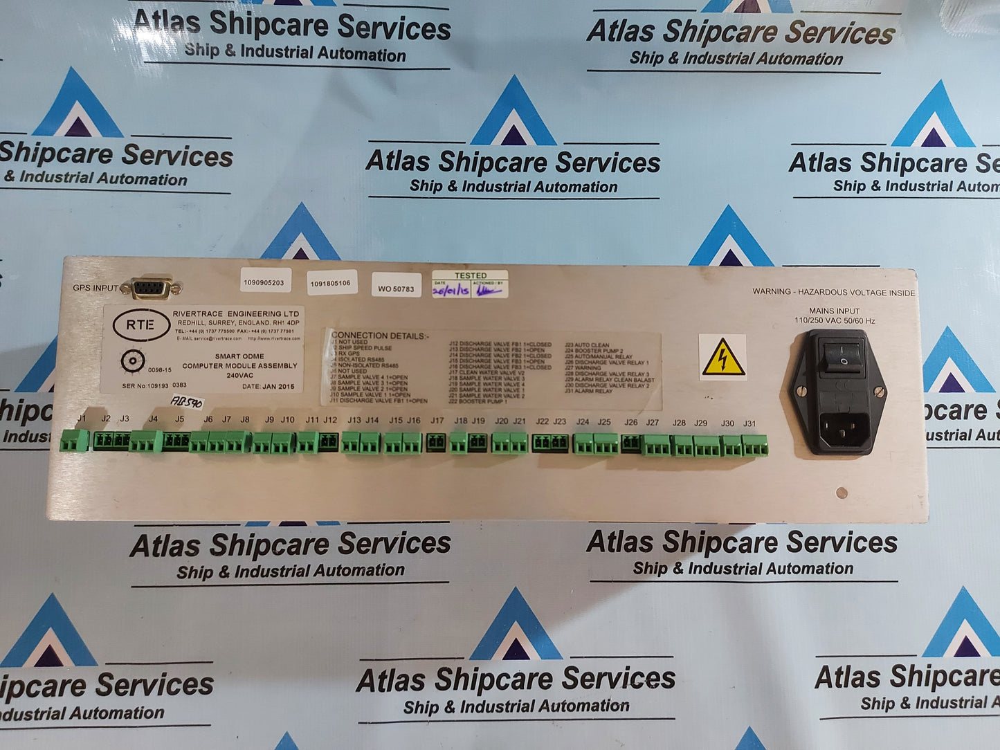 RIVERTRACE ENGINEERING 0098-15 SMART ODME COMPUTER MODULE ASSEMBLE 240 VAC