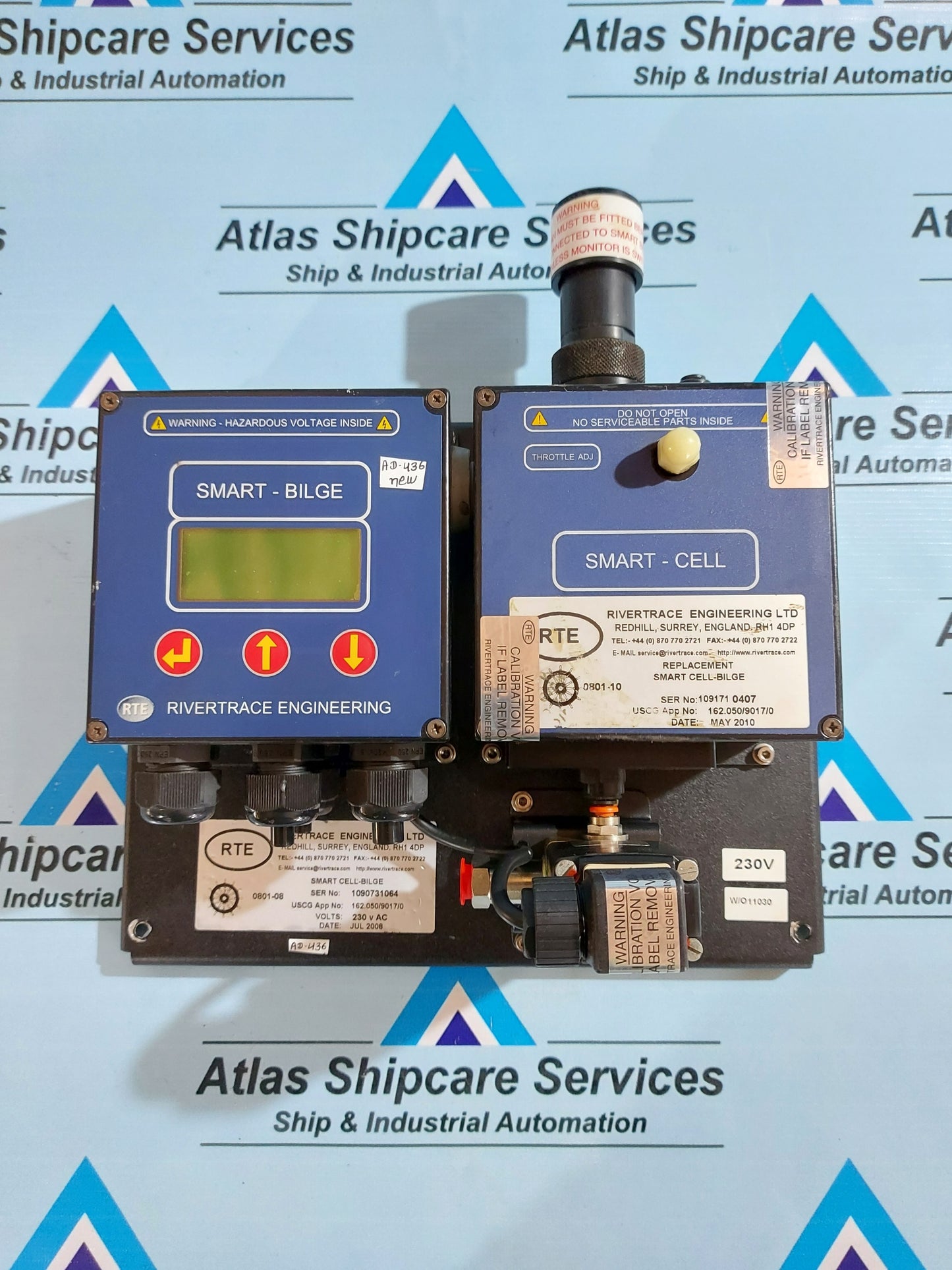 RIVERTRACE ENGINEERING SMART CELL-BILGE 230VAC OIL CONTACT MONITOR