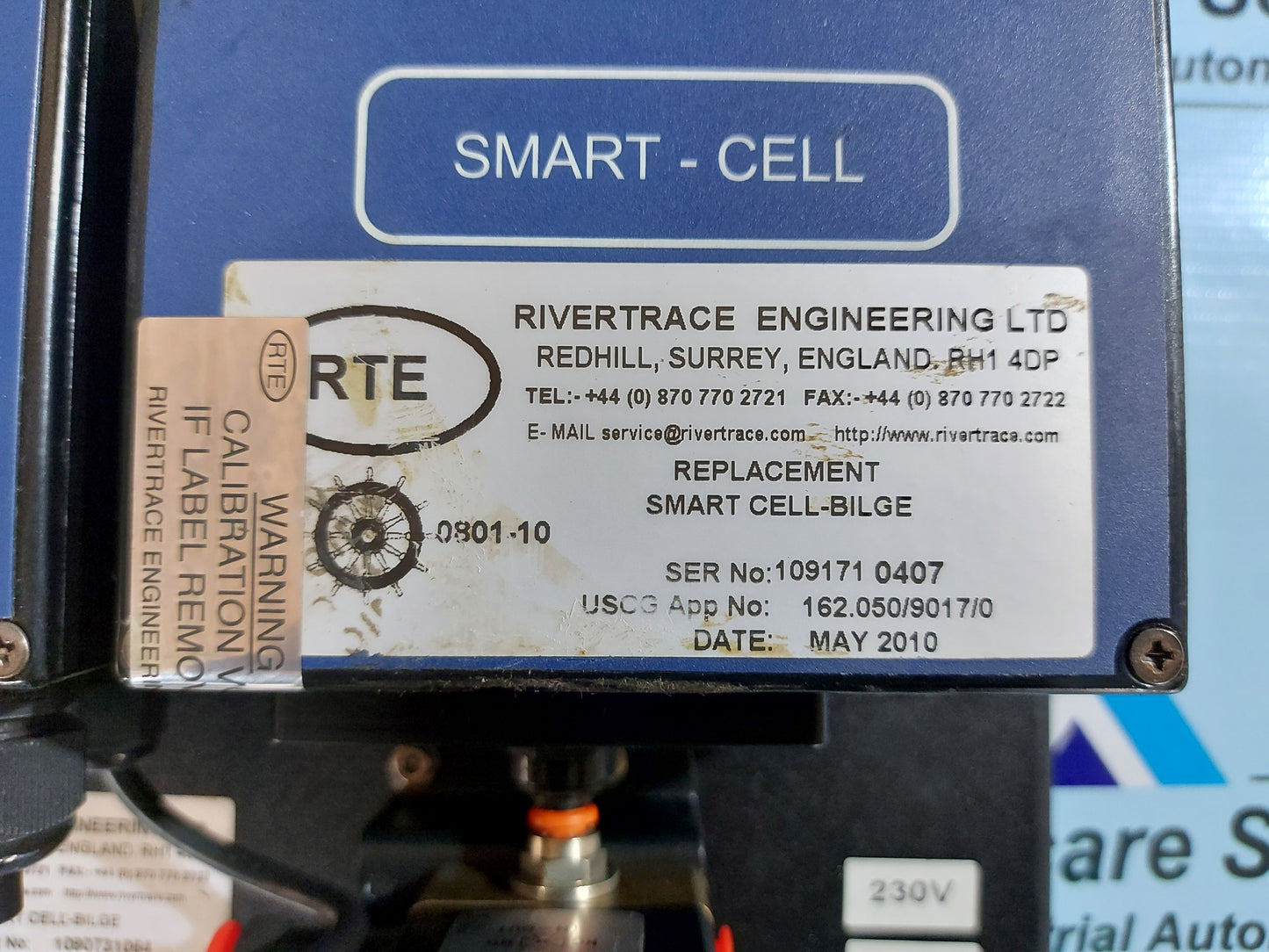 RIVERTRACE ENGINEERING SMART CELL-BILGE 230VAC OIL CONTACT MONITOR