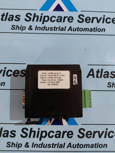 ROBUST DATACOMM RDC485IC-DC-3P-CD ISOLATED RS232/RS485 CONVERTER