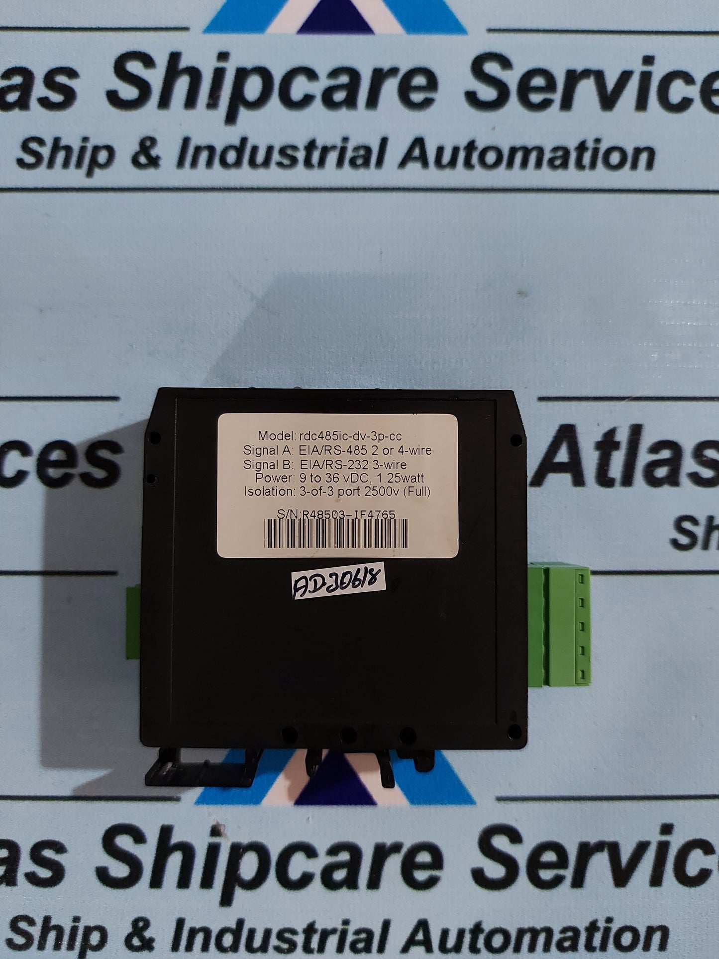 ROBUST DATACOMM RDC485IC-DV-3P-CC ISOLATED RS232/RS485 CONVERTER