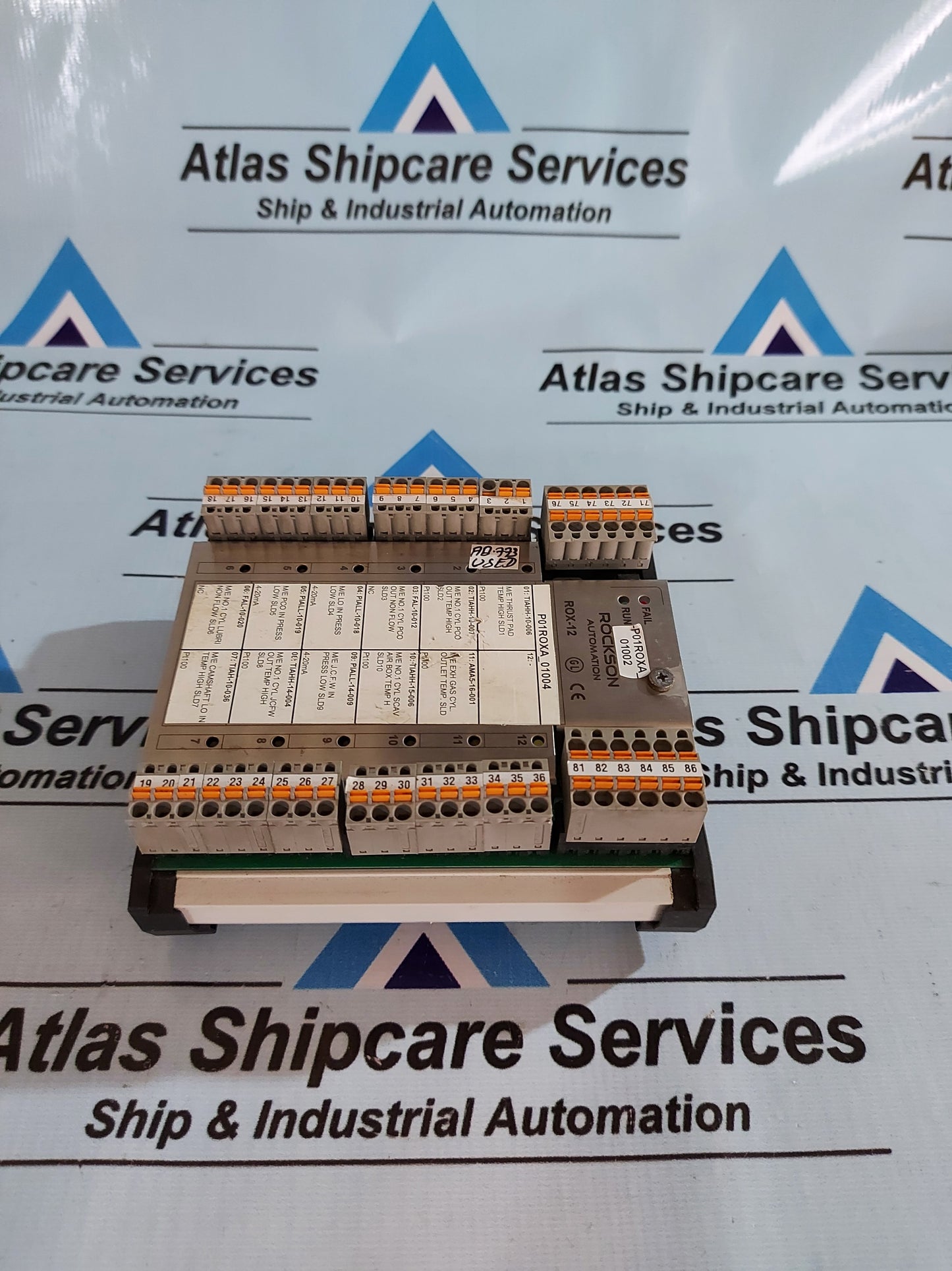 ROCKSON AUTOMATION ROX-12 RELAY OUTPUT EXTENSION MODULE M002-2-F_M001243