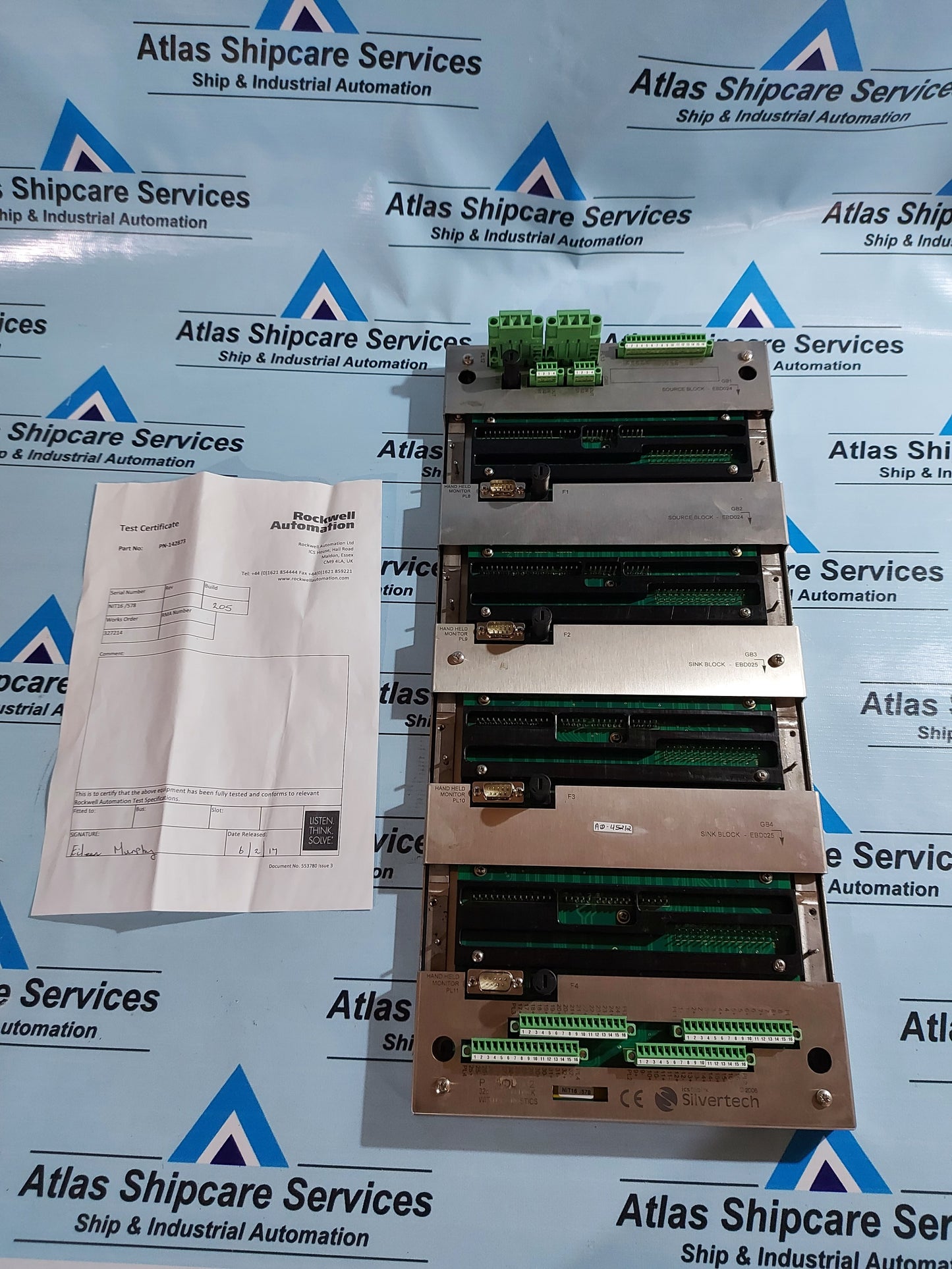 ROCKWELL INTL.CORP. P153/DL/002 32pt GMR H-BLOCK WITH DIAGNOSTICS