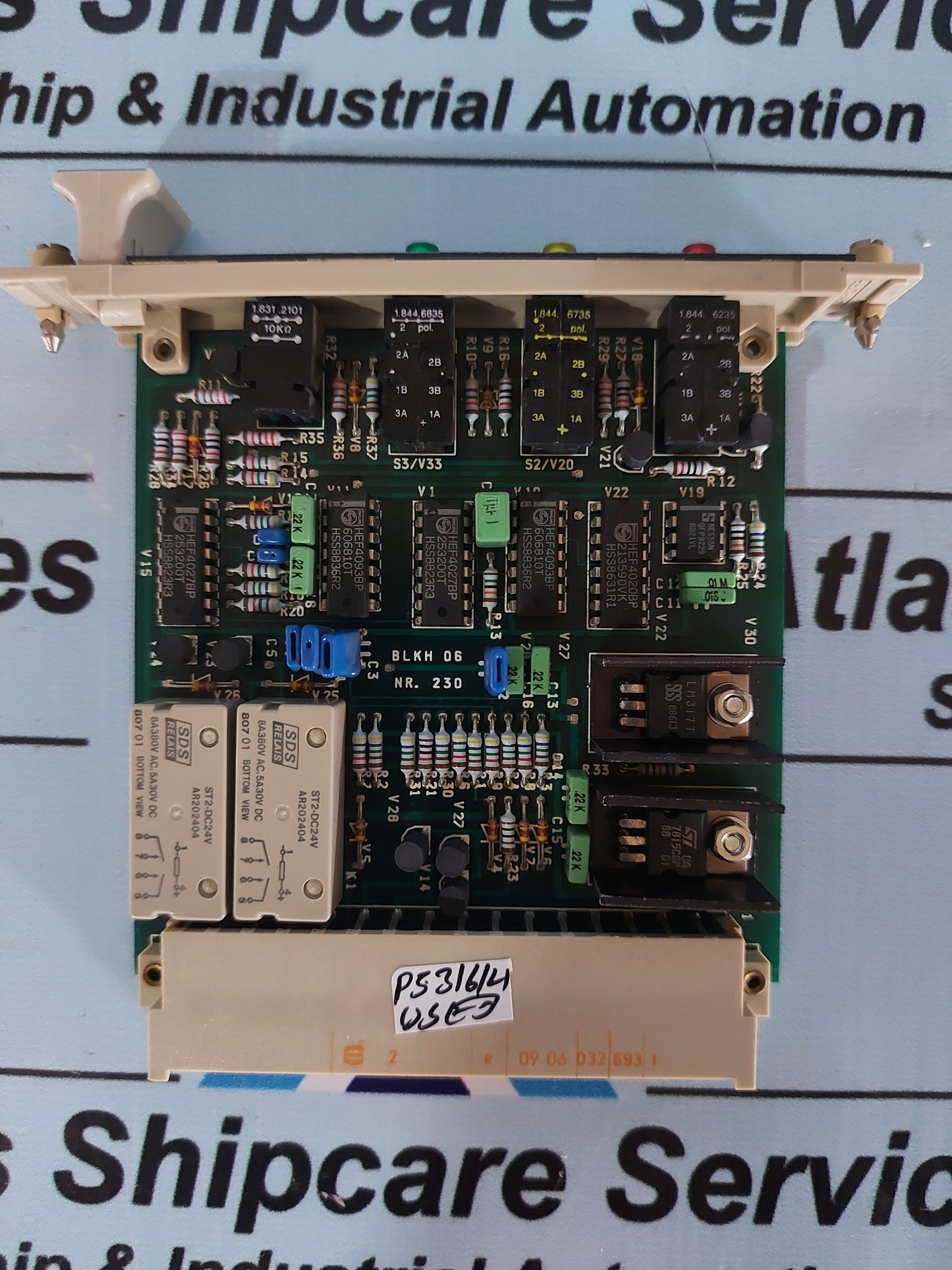 ROLF JANSSEN CARTE D ALARM BLKH 06/24 FLASH HOTTER BOARD