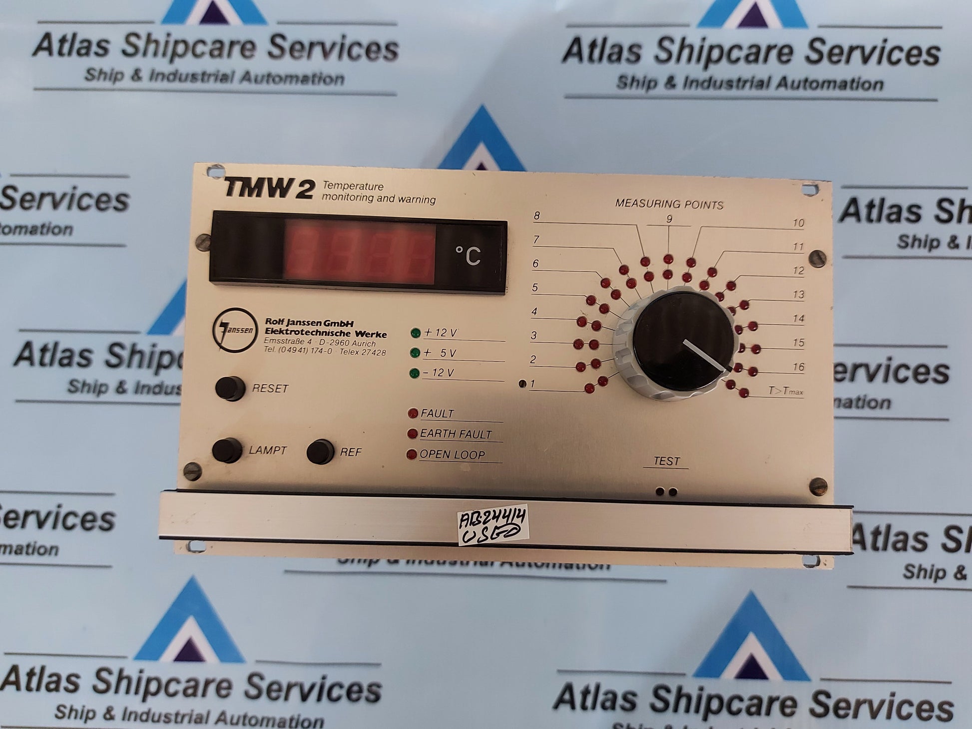 ROLF JANSSEN TMW2 TEMPERATURE MONITORING AND WARNING 01.1995.010