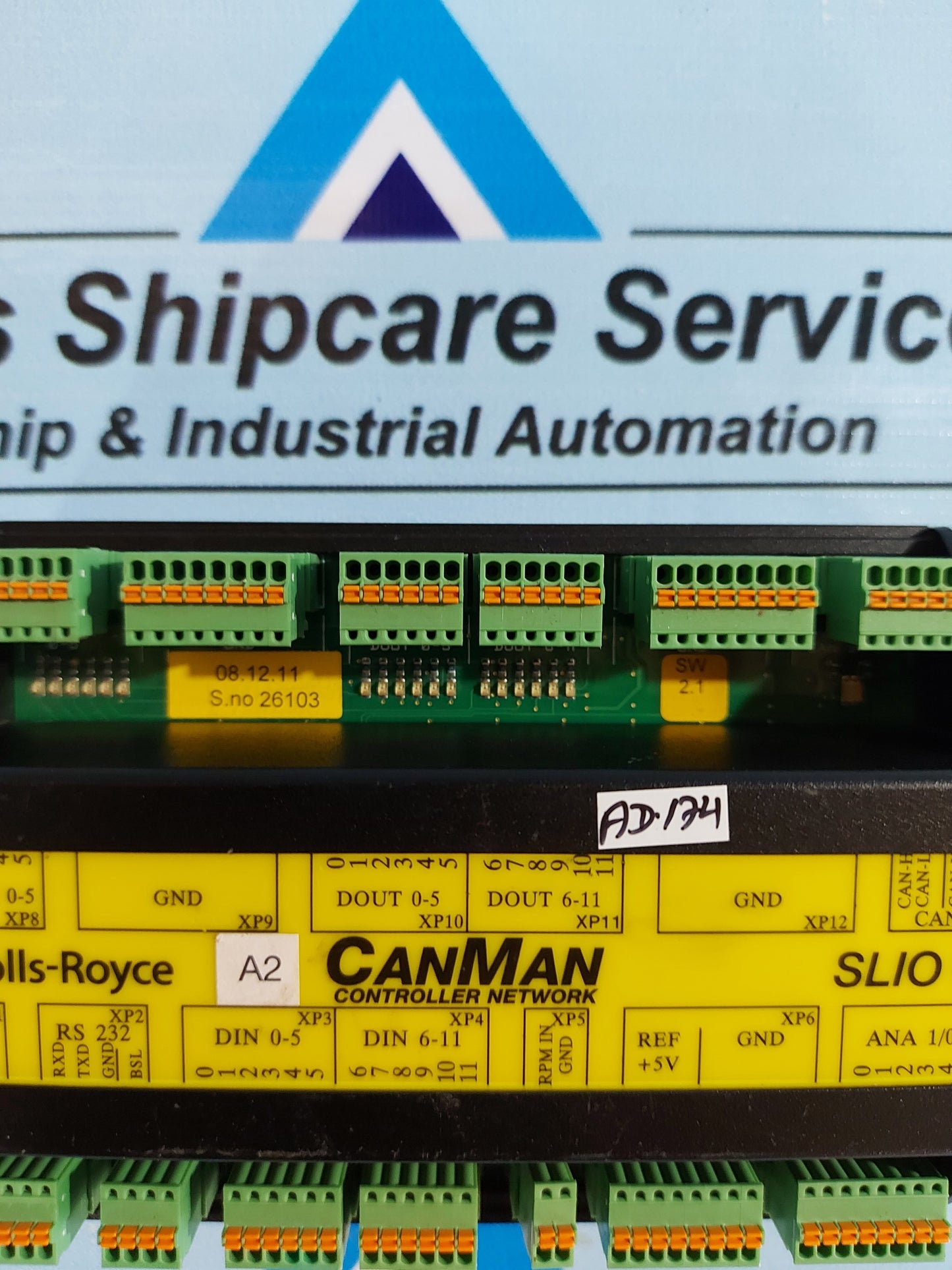 ROLLS-ROYCE SLIO 02 CANMAN CONTROLLER NETWORK