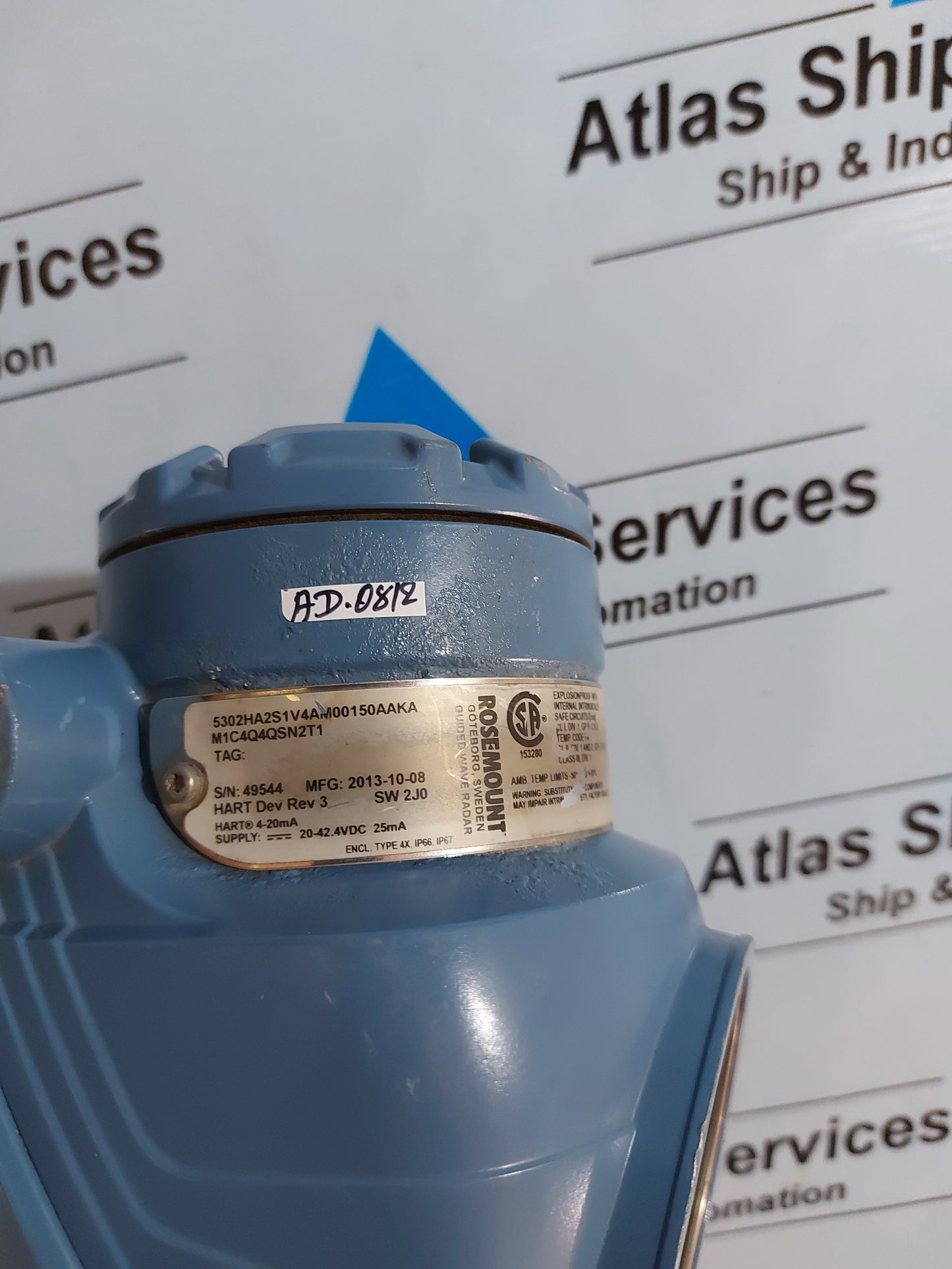 ROSEMOUNT 5300 SERIES LEVEL TRANSMITTER 5302HA2S1V4AM00150AAKA