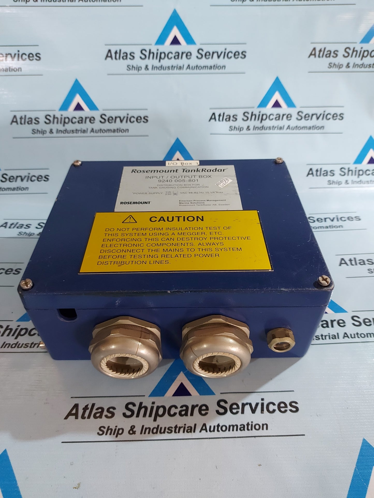 ROSEMOUNT TANKRADAR 9240 005-801 INPUT OUTPUT BOX