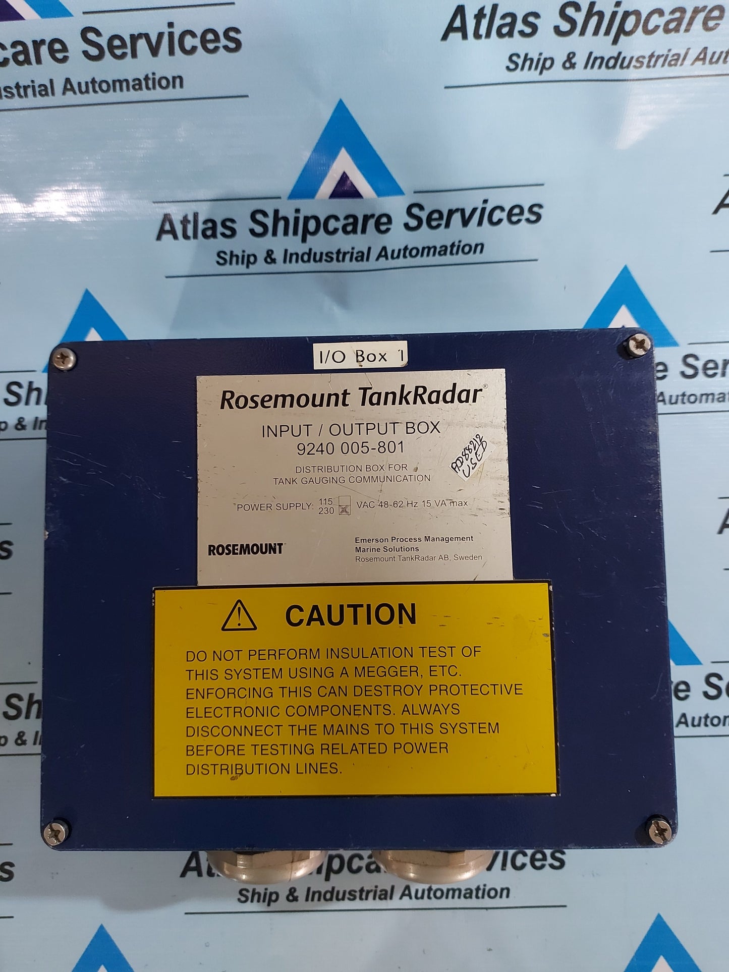 ROSEMOUNT TANKRADAR 9240 005-801 INPUT OUTPUT BOX