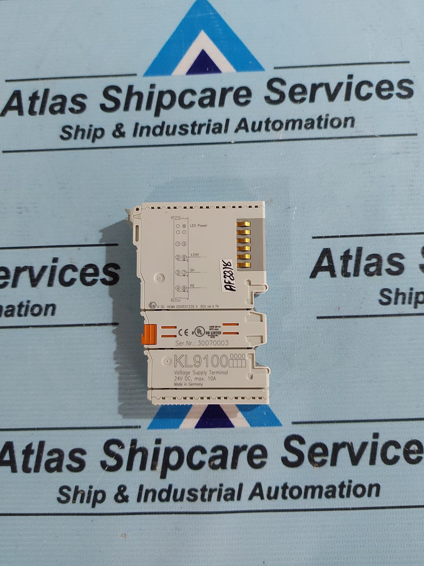 RS KL9100 VOLTAGE SUPPLY TERMINAL 24V DC