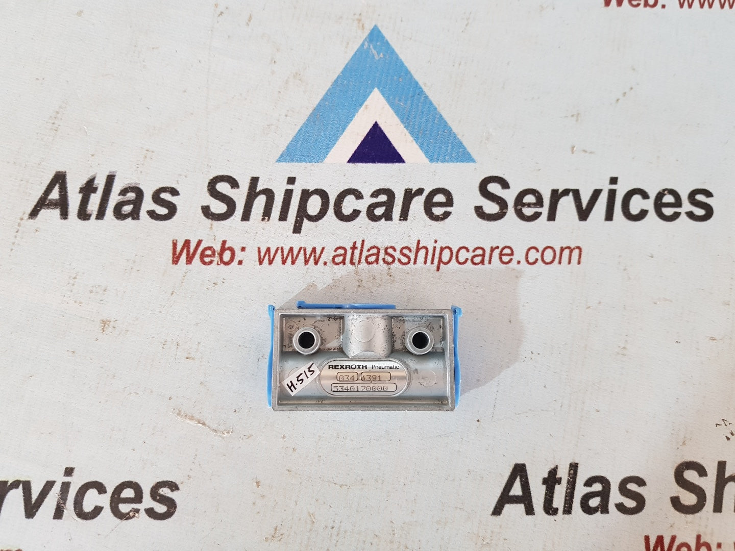 Rexroth 5340170000 Pneumatic Shuttle Valve H515