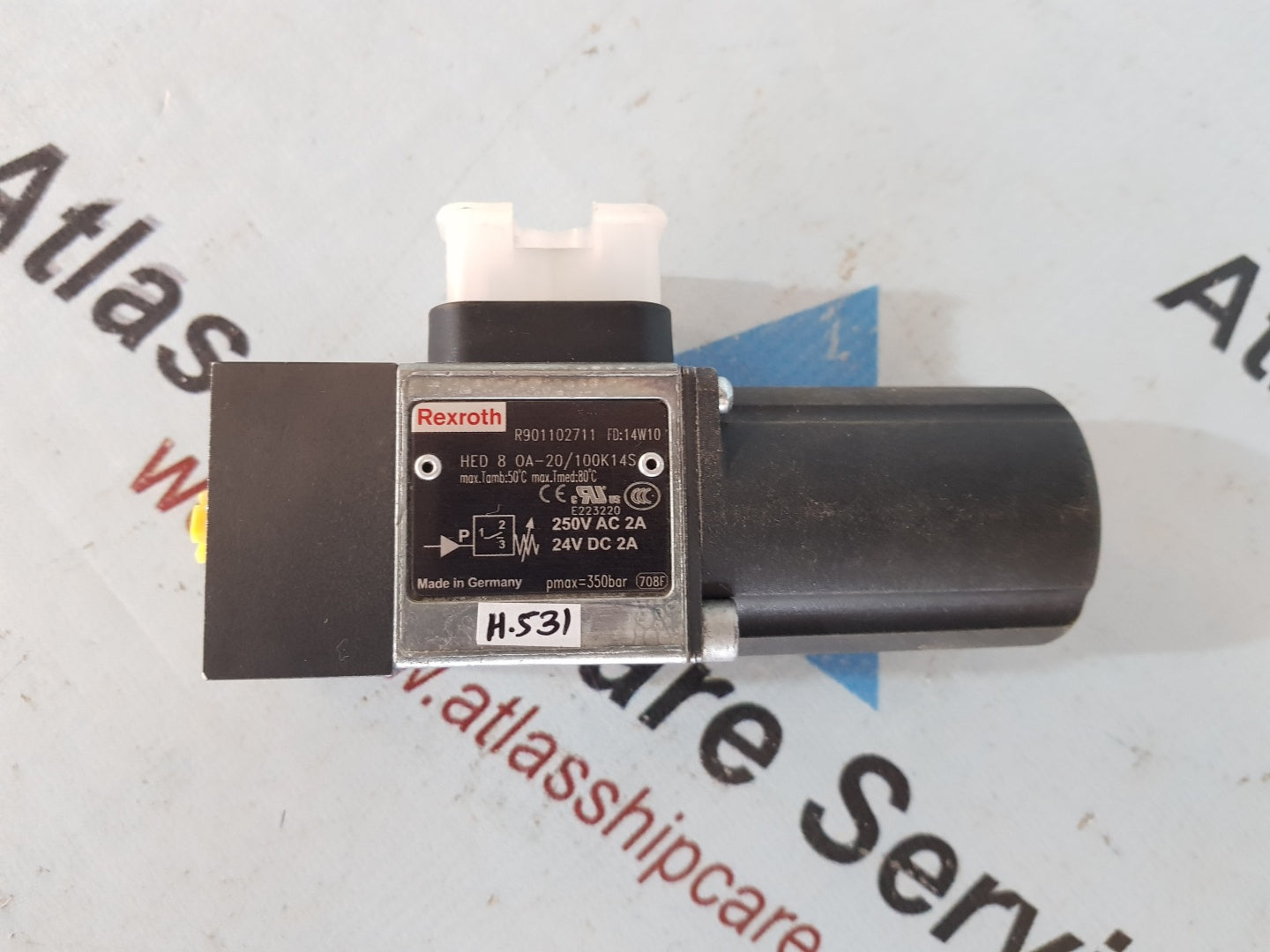 REXROTH HED 8 0A-20/100K14S PRESSURE SWITCH H531