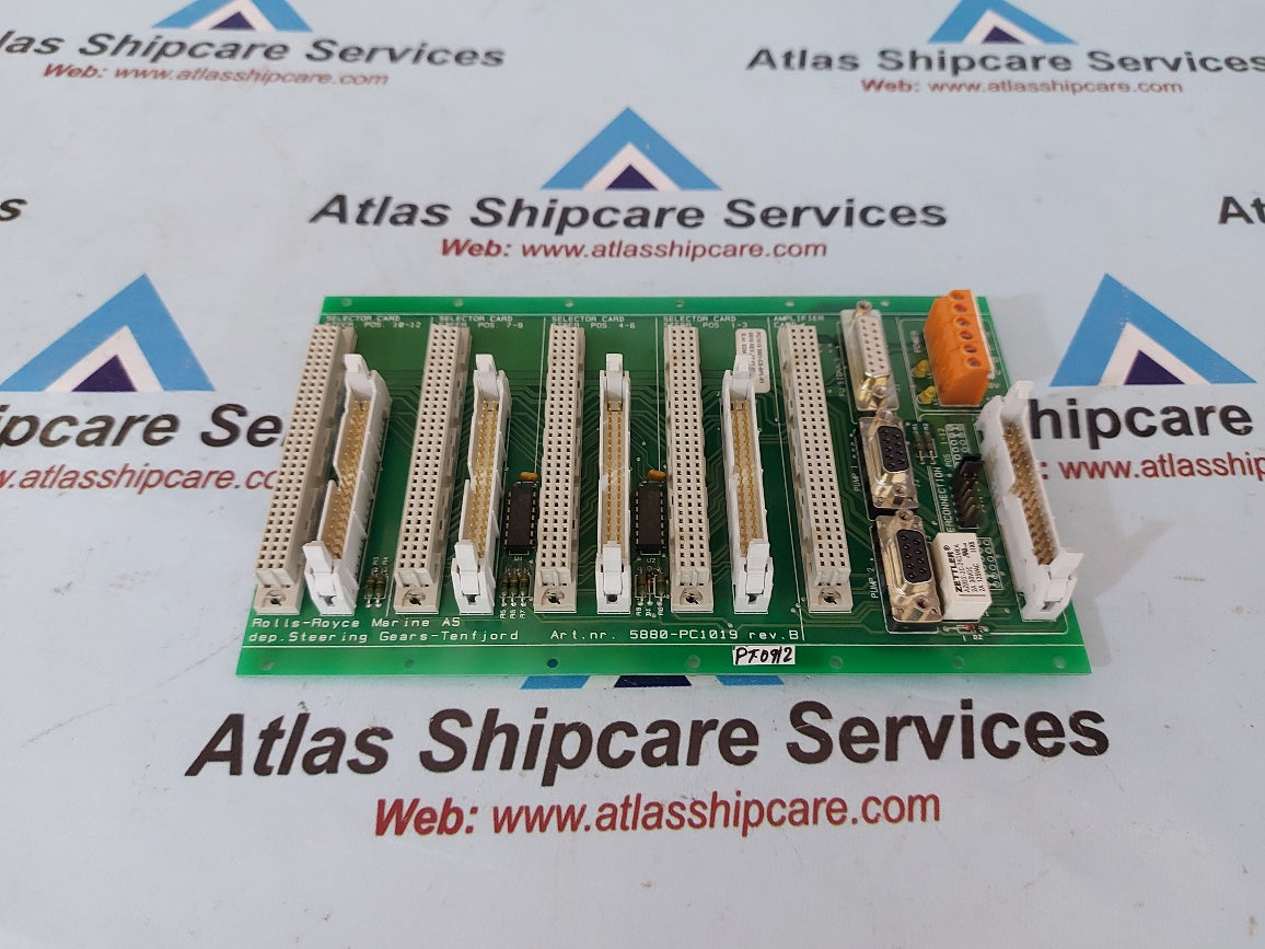 Rolls-Royce 5880-PC1019 Rev.B Steering Gears-Tenfjord Pcb Card