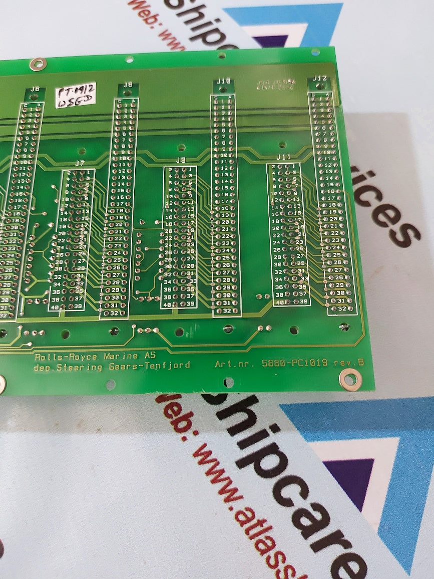 Rolls-Royce 5880-PC1019 Rev.B Steering Gears-Tenfjord Pcb Card
