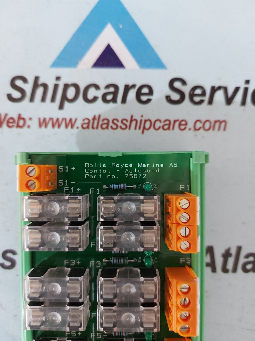 Rolls-Royce 75672 Control-Aalesund Board