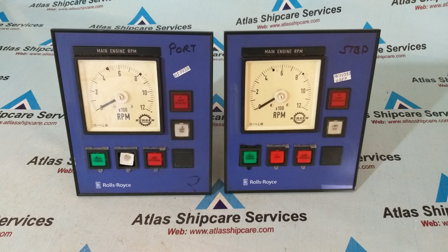 Rolls-Royce Main Engine Rpm Control Panel