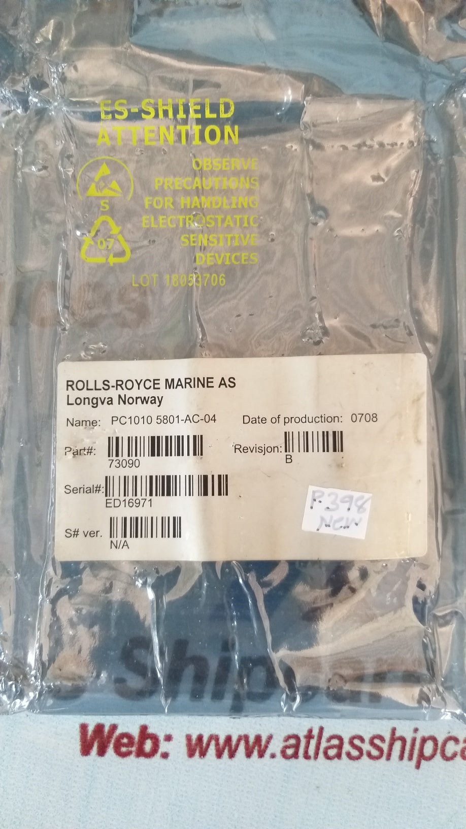 Rolls-Royce PC1010 5801-AC-04 Pcb Card