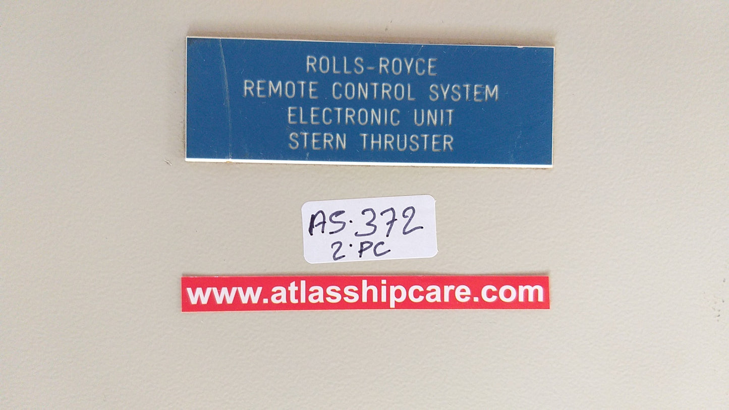 Rolls-Royce Remote Control System Electronic Unit Bow Thruster 1
