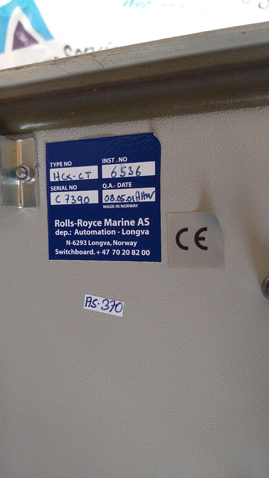 Rolls-Royce Remote Control System Node 1-Electronic Unit TCNS-Compass Thruster