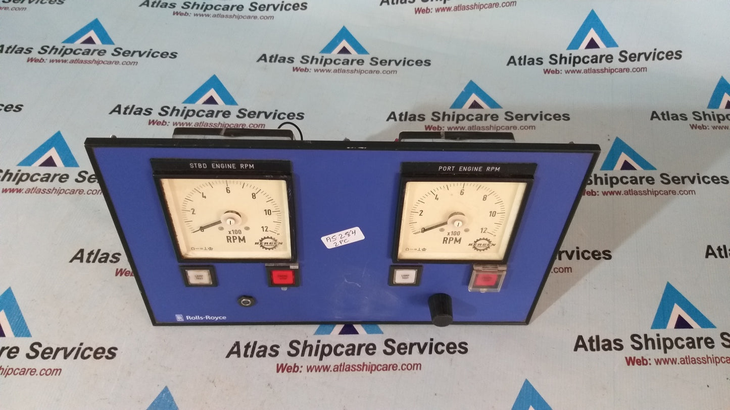 Rolls-Royce STBD-PORT Engine Rpm Control Panel
