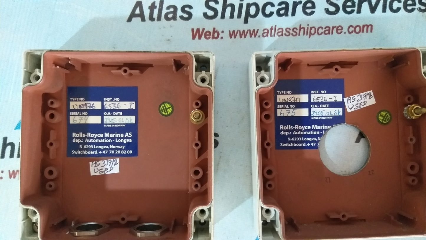 Rolls-Royce UN976 6536-I Alarm System